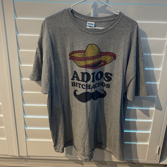 Funny Adios Mens T-shirt - Picture 2 of 3